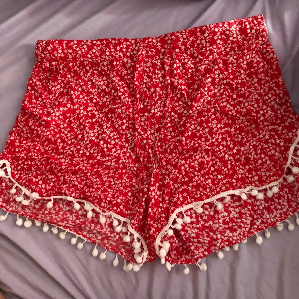 Red shorts